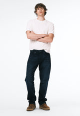 Jean décontracté pour homme Relaxed Straight Driven, indigo authentique - BM22137