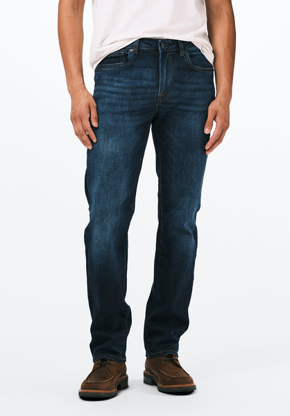 Six Men's Straight Jeans, Authentic and Sanded - BM22601