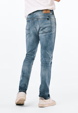 Slim Ash Men's Jeans in Authentic and Sanded Blue - BM22604