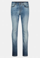 Slim Ash Men's Jeans in Authentic and Sanded Blue - BM22604
