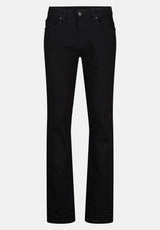 Straight Six Men's Jeans in Crinkled Black - BM22632