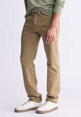 Straight Six Men's Freedom Flex Pants, Dark Beige - BM22939