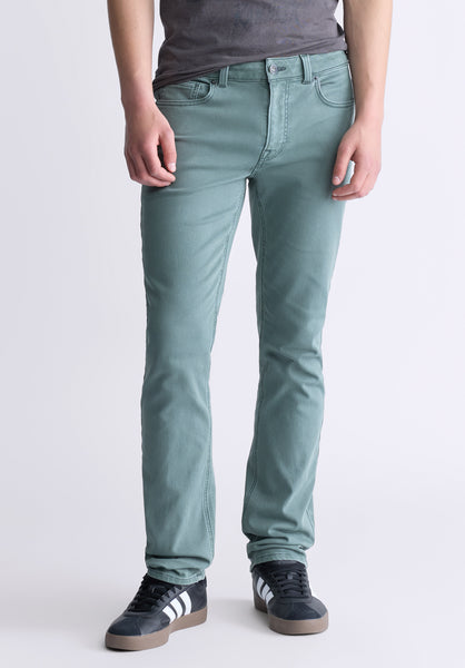Pantalon Jambe Droite Six Freedom Flex Pour Homme, Vert Baumier - BM22939