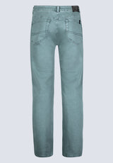 Pantalon droit pour hommes Straight Six, vert baumier - BM22939