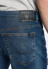 Jean droit Straight Six indigo pour hommes - BM22946