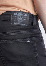 Buffalo David Bitton Slim Ash Men's Freedom Flex Jeans color BLACK