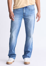 Buffalo David Bitton Straight Six Men's Freedom Flex Jeans color INDIGO