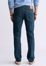 Buffalo David Bitton Straight Six Men's Jeans in Tinted Indigo - BM22997 color INDIGO
