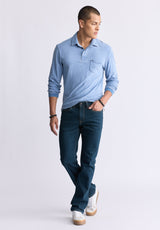 Buffalo David Bitton Straight Six Men's Jeans in Tinted Indigo - BM22997 color INDIGO