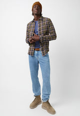 Buffalo David Bitton Sago Green Long-Sleeve Men’s Shirt - BM24029