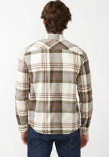 Buffalo David Bitton Sander Fern Men's Long-Sleeve Shirt - BM24217 Color FERN