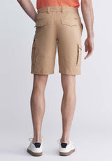 Buffalo David BittonHiero Men's Shorts with Cargo Pockets in Tan - BM24270 Color TAN