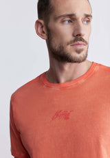 T-shirt Imprimé Tundra pour Hommes, Rose Coquillage - BM24347