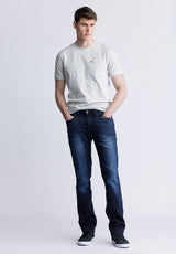 Kennel Men's T-shirt with Pocket, Light Heather Blue - BM24459