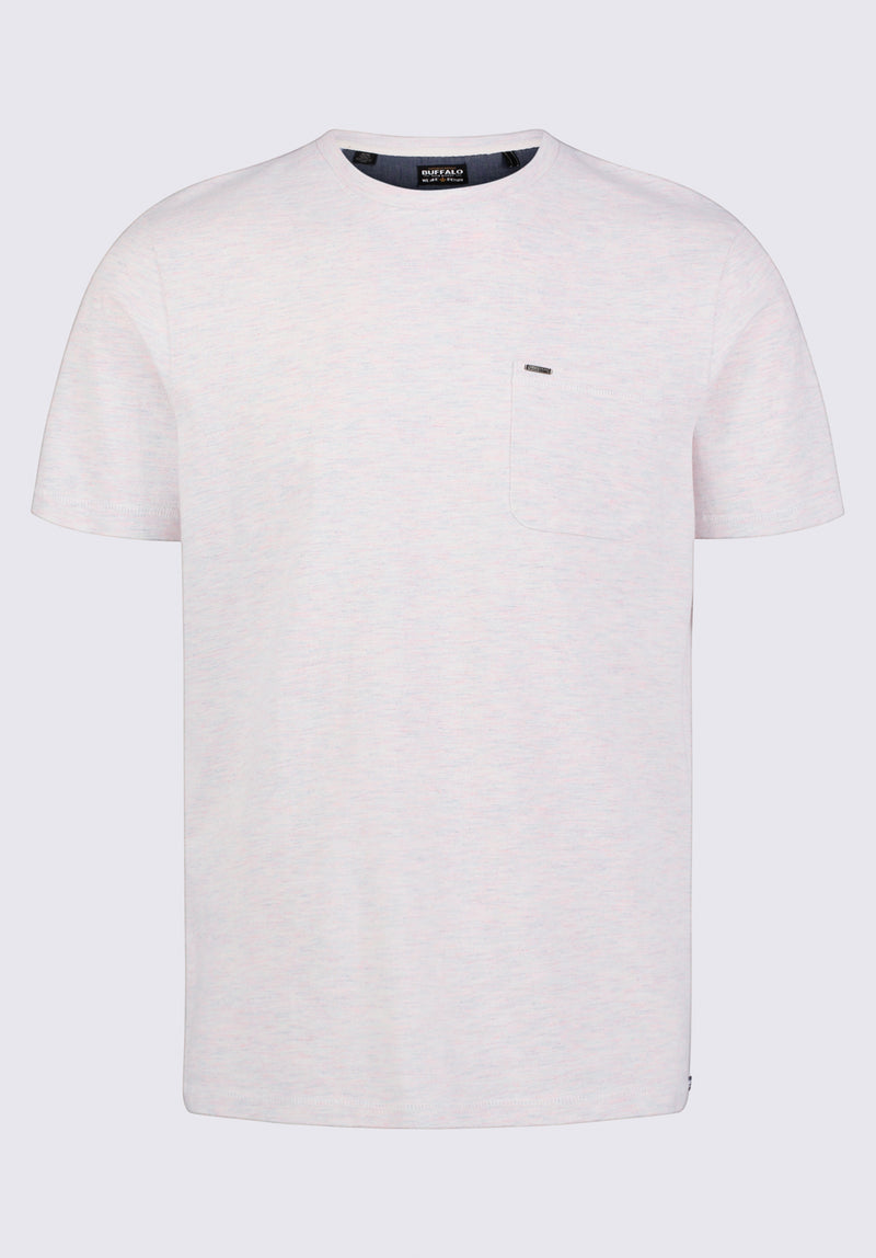 Kennel Men's T-shirt with Pocket, Light Heather Pink - BM24459