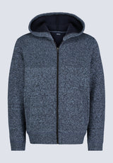 Walmick Men's Sherpa Lined Full-Zip Sweater Hoodie, Mirage Blue - BM24477