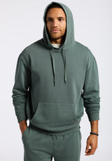 Buffalo David Bitton Finley Men's Relaxed Pullover Hoodie color DARK FOREST