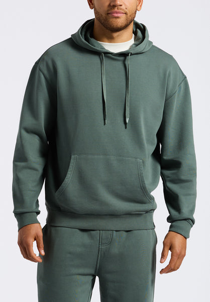Buffalo David Bitton Finley Men's Relaxed Pullover Hoodie color DARK FOREST