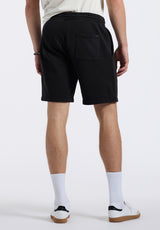 Buffalo David Bitton Hilston Men's Fleece Relaxed Shorts color BLACK