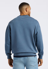 Buffalo David Bitton Famke Men's Relaxed Crewneck Sweatshirt color MIRAGE