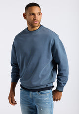 Buffalo David Bitton Famke Men's Relaxed Crewneck Sweatshirt color MIRAGE