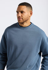 Buffalo David Bitton Famke Men's Relaxed Crewneck Sweatshirt color MIRAGE