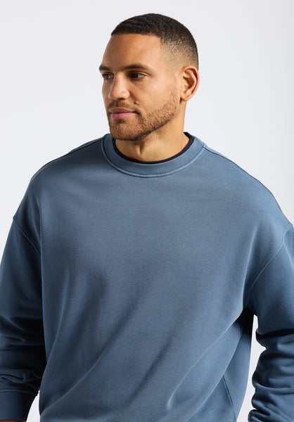 Buffalo David Bitton Famke Men's Relaxed Crewneck Sweatshirt color MIRAGE