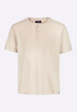 Buffalo David Bitton Kitfom Men's Short-Sleeve Speckle Jersey Henley Top color