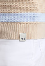 Buffalo David Bitton Winder Men's Short-Sleeve Striped Sweater Polo color