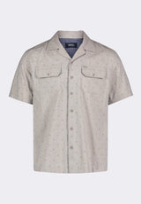 Buffalo David Bitton Salaman Men's Short-Sleeve Patterned Shirt with Chest Pockets color
