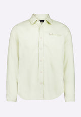 Buffalo David Bitton Simbio Men's Long-Sleeve Linen Blend Fitted Shirt color