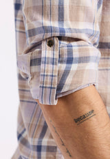 Buffalo David Bitton Simbio Men's Long-Sleeve Plaid Fitted Shirt color