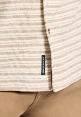 Buffalo David Bitton Koddy Men's Short-Sleeve Striped Relaxed Fit Jersey Shirt color