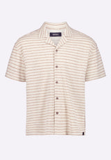 Buffalo David Bitton Koddy Men's Short-Sleeve Striped Relaxed Fit Jersey Shirt color