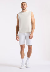 Buffalo David Bitton Kingster Men's Relaxed Fit Jersey Tank Top color MILK
