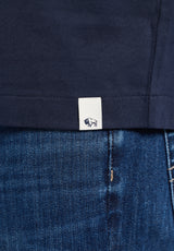 Buffalo David Bitton Kingster Men's Relaxed Fit Jersey Tank Top color MIDNIGHT BLUE