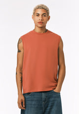 Buffalo David Bitton Kingster Men's Relaxed Fit Jersey Tank COLOR Mineral Red