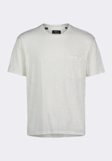 Buffalo David Bitton Kander Men's Slub Knit Crew Neck Pocket T-Shirt color