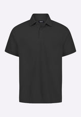 Buffalo David Bitton Kindell Men's Short-Sleeve Piqué Polo color BLACK