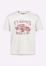 Buffalo David Bitton Trige Men's Graphic T-Shirt with Pickup Truck Print color