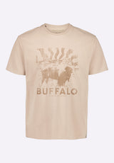 Buffalo David Bitton Tison Men's Graphic T-Shirt with Buffalo Print color