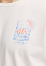 Buffalo David Bitton Torpoint Men's Graphic T-Shirt with Gin & Tonic Print color