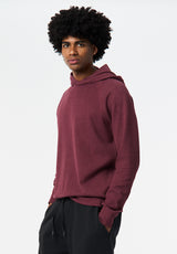 Kimber Men's Relaxed Hooded Sweatshirt color MAROON BANNER