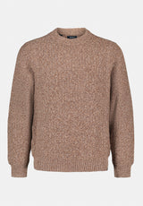 Waylon Men's Crew Neck Sweater color WOODSMOKE