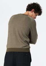 Watford Men's Crew Neck Sweater color FERN