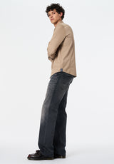 Sagrani Men's Long-Sleeve Shirt color DUNE