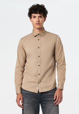 Sagrani Men's Long-Sleeve Shirt color DUNE