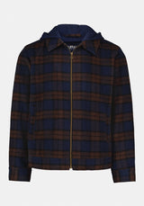 Jude Men's Boxy Plaid Jacket color DUNE