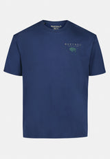 Tarek Men's Graphic T-Shirt with Smoke Snow Print color WHALE