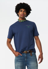 Tarek Men's Graphic T-Shirt with Smoke Snow Print color WHALE